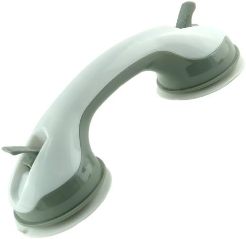 Easy Grip Locking Helping Handle - Bathroom Mobility Disability Aid - Uses 2 Strong Suction Cups (Packs of 2)
