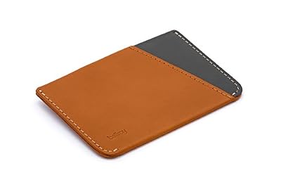 Bellroy Portefeuille en cuir pour hommes Bellroy Micro Sleeve Caramel