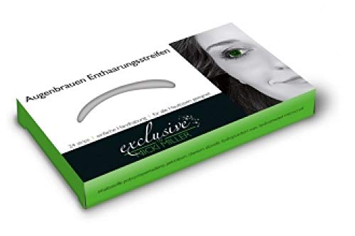 Nicki Miller Augenbrauen Enthaarungsstreifen 40 Stk. für jeden Hauttypen geeignet