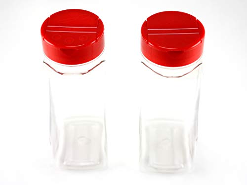 Skyway Supreme Large 16 Oz Clear Plastic Spice Bottles Jars