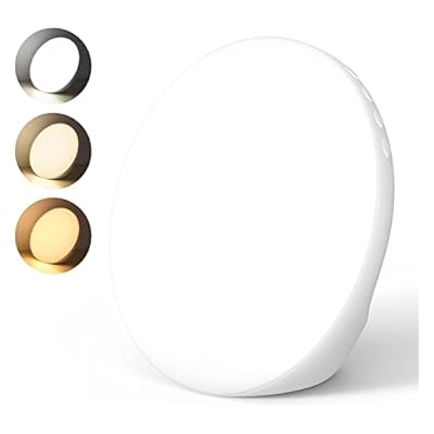 Sad Lamp, Auinsky 10,000 Lux Light Therapy Lamp With 3 Color Modes, 4 Timer Settings, 5 Brightness Levels & Stepless Dimming, Full Uv-free Natural Sunlight Lamp, Portable Daylight Lamp For Home/office