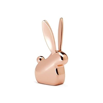 Umbra 299118-880 Anigram Porte Bagues Lapin Inox Cuivre 7,50 x 4,50 x 3 cm