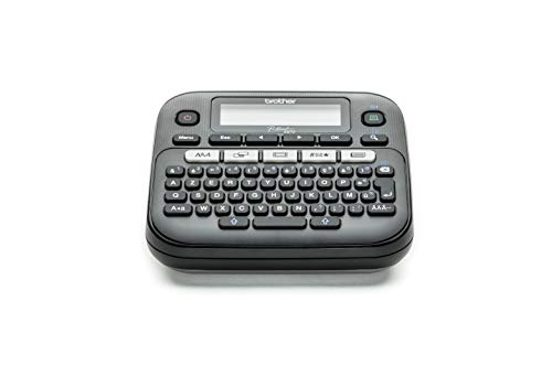 Brother PT-D210 Etiqueteuse bureautique compacte| large choix de symboles | livrée avec 1 ruban TZe Noir/blanc 12mm Brother PT-D210 Etiqueteuse bureautique compacte| large choix de symboles | livrée avec 1 ruban TZe Noir/blanc 12mm