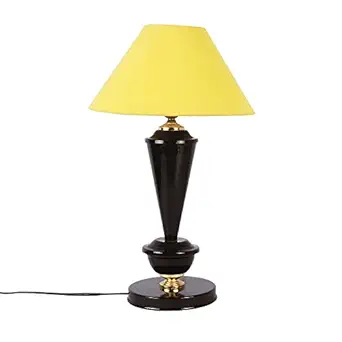 Kinora KIN-LS-064 Conical Shade Designer Table Lamp (Yellow)
