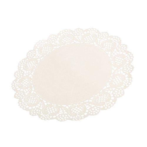 MagiDeal 100pcs Tortenspitze Torten Serviette Tortenserviette Papier Tortenpapier Spitze - 6