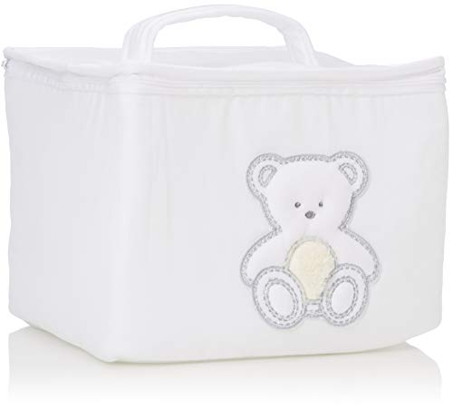 Preisvergleich Produktbild ITALBABY Plüsch rechteckig Beauty Case, Weiß