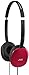 Price comparison product image JVC HA-S160-R-E FLATS Lightweight Headphones - Red