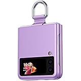 WEIOU Cover per Samsung Galaxy Z Flip3 (Z Flip 3) 5G, antiurto PC custodia ad anello, Samsung Z Flip3 molto sottile opaco Bum