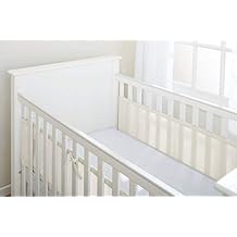Breathablebaby En Maille 2 Cotes Liner Pour Berceau Lit Pour Bebe Avec Extremites Solide Inclut Assortis Breathables Maille Jouet Jardin Anglais Tours De Lit Matelas Et Linge De Lit