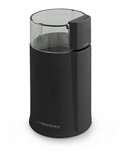 Esperanza EKC001K Kaffeemühle 160W Edelstahlmesser robust schwarz kompakt ESPERSSO