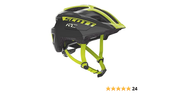 SCOTT 275232, Casco Bici Unisex Bambino, Black/Radium, 1size : Sport e  tempo libero