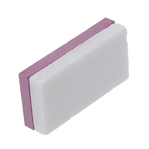 Wetzstein – TOOGOO(R)3000 & 10000 # Grit Messer Razor Spitzer Feinstein Polierter Wetzstein Oilstone Rot + Weiss - 5