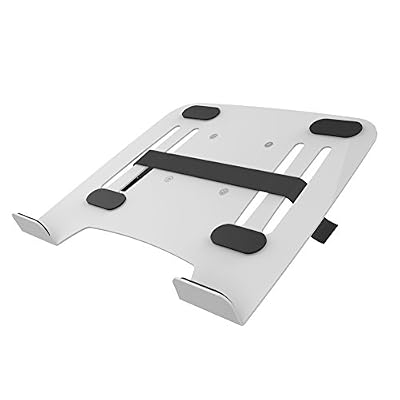 PureMounts ADAPT-NB Plaque Adaptateur VESA universel pour les ordinateurs portables à monter sur un support mural avec VESA 75x75 , blanc