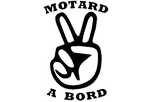 EUSKAL HERRIA EH Autocollant Motard à Bord Moto Sticker - Blanc, 12 cm