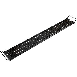 NICREW Luz LED Acuario, Pantalla LED Acuario, Iluminación LED para Acuarios Plantados Lámpara LED para Peceras 75-105 cm, 18W, 7000K con Enchufe