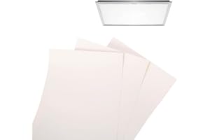 RENIAN Film diffuseur de diffusion d'éclairage adhésive 21x30cm pour adoucir les lumières LED, lot de 3