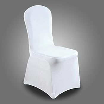 Housse De Chaise Cintrees Elasthanne Blanc Mariage Chancellerie