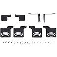 G.P.M. R/C Scale Accessories : Front & Rear Skid Plate For Traxxas TRX-4 Trail Defender Crawler - 28Pc Set Black