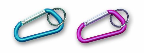 Chapuis VPA1 Karabinerhaken mit Ring - Eloxiertes Aluminium - Länge 70 mm