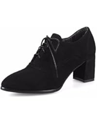 Señaló calzados femeninos, esmerilado, zapatos de tacones altos (suede)