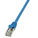 Produktbild LogiLink CP2036S CAT6 F/UTP Patch Kabel EconLine AWG26 blau 1,00m