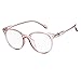 Produktbild CANDLLY Brille Damen, Mode Mode Blu-Ray Brille Rahmen Retro Optisch Brille Vollbild Brillengestell Anti-Strahlung Saubere Linse Zubehör