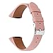 Produktbild Vamoro Luxuxlederersatz-Zubehör-Armband-Bügel Lederarmband Ersatzband Ersatz Uhren-Armband Smart Watch Band für Fitbit Charge 3(Rosa)