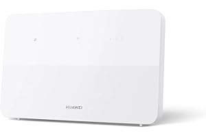 ‎HUAWEI Huawei Router 4G + CPE 5, B636, SIM-LTE-router, Cat 7+, DL 400 Mbit/s/UL 200 Mbit/s, Wi-Fi 6 AX3000, 4 porty LAN Ethernet, wizualna diagnostyka Wi-Fi, zasięg sygnału na poziomie przemysłowym