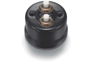 fontini Garby – Double poussoir Garby 10 A-250 V porcelaine noir pack