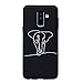 Produktbild Samsung Galaxy A6 Plus 2018 Hülle, Carols Schwarz Samsung Galaxy A6 Plus 2018 Handyhülle , Samsung Galaxy A6 Plus 2018 Schutzhülle ,TPU Silikon Hülle / Case / Cover / Handytasche für Samsung Galaxy A6 Plus 2018 ,Schock Absorption/Kratzfest Backcover Handyhülle TPU Case für für Samsung Galaxy A6 Plus 2018 - Elefant