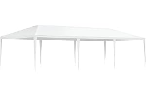 vidaXL Tendone per Feste 4x9 m Bianco