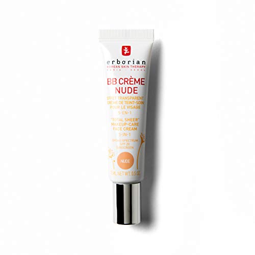 Erborian BB Creme SPF 25 15ml au Ginseng NUDE 5-en-1 niño de piel de maquillaje y tratamiento efecto- Base