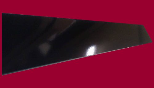 Black HIGH Gloss Plinth - kitchen or bedroom, 2000 Lenght,145mm H, set of 3