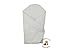 Luxury Newborn Swaddle wrap, blanket, duvet (White)