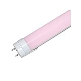 Alimentación 85-265V AC LEDUNI Tubo de LED T8 1200 mm 17W Especial Carniceria ROSA