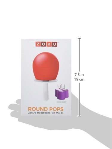 Zoku 4er-Form für rundes Stieleis - 10