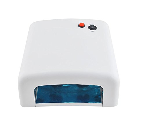 UV Lichthärtungsgerät UV Lampe Lichthärtegerät 36 Watt Profi 4 Röhre Timer weiß UV Gel NEU #382 - 4