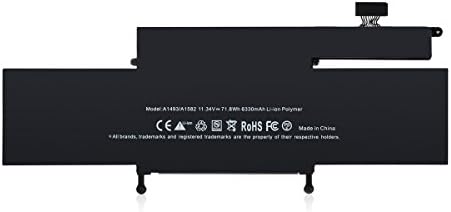 STAIGO Replacement Battery for Apple MacBook Pro 13" Retina ME864LL/A ME866LL/A A1502 A1493 (Only for Late 2013 and Mid 2014 Version) - Li-Polymer 11.34V 71.8Wh