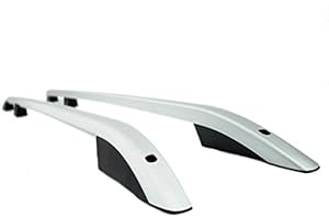 TVA Styling Roof Rails – Silver Anodised Aluminium Non-Drill Easy Fit – Compatible with Transit Custom 2012-2017 and 2018 Onward [SWB]