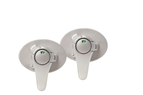 Dreambaby Swivel Appliance Latch (Pack Of 2, Silver colour)