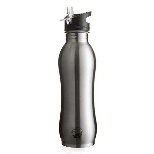 NEW Stainless steel water bottle by onegreenbottle | reusable water bottle BPA/BPS free, running, gy NEW Stainless steel water bottle by onegreenbottle | reusable water bottle BPA/BPS free, running, gy