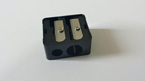 Cosmetic Pencil Sharpener for Eyebrow Lip Liner Eyeliner 2 Holes