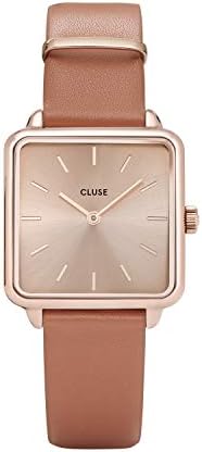Womens Analogue Quartz Watch with Leather Strap CL60010