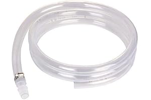 flintronic 2M transparent slangrör, vattenpumpstillbehör med automatisk vattenpump-överföringskontakt, 16 mm (inre diameter)