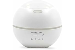 ONA Led Misting Dome Colour Changing Odour Neutralising Diffuser (White)