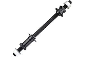 SkyjOy Buje Trasero MTB Lengthened 240mm Mountain Bike Snow Bike Fat Bicycle Hubs Rear Axle Refitted Solid Axle Rear Axle Bicycle Accessory Axle Cierre Rapido Bicicleta