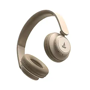 boAt Rockerz 450 Wireless Bluetooth On Ear Headphones with Mic (Hazel Beige)