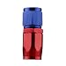 Produktbild Kongqiabona 0 Grad Gerade Swivel Öl/Kraftstoff / Gasleitung Schlauchende Wiederverwendbare Fitting Adapter Universal Aluminiumlegierung Male Fitting (rot & blau AN4)