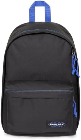 Eastpak Out of Office Zaino 27L (44 x 29,5 x 22 cm), scomparto laptop 13–15”, zaino scuola e lavoro resistente e idrorepellente con spallacci imbottiti - KONTRAST BLACK BLUE