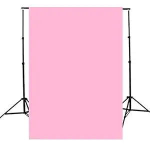 Hanumex 8 X 6 FT Backdrop Photography Background for Chromakey Live Stream Video Recording Editing Gaming YouTube Video Short Video Insta Reels Shooting (Pink)